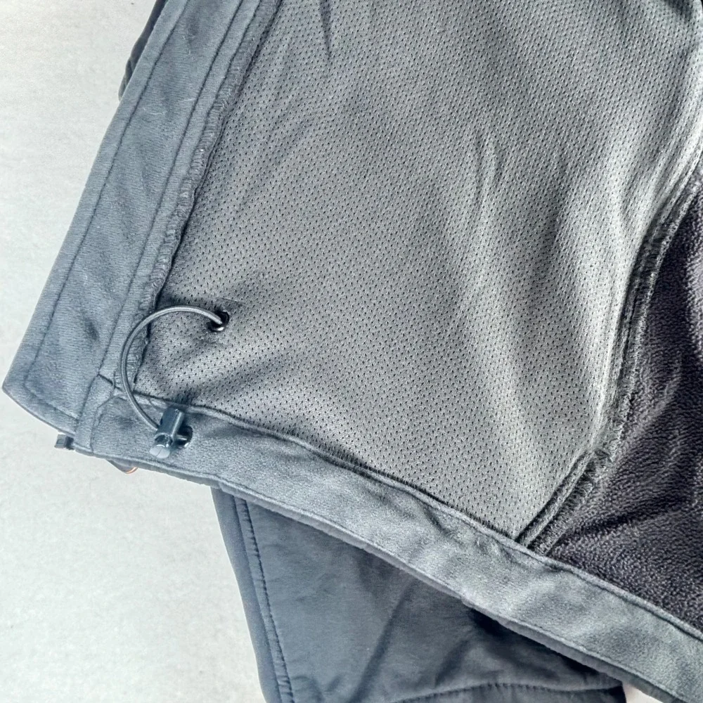 Tumi T-Tech Softshell Jacket Dark Gray Full Zip Fleece Lined Water Resistant M